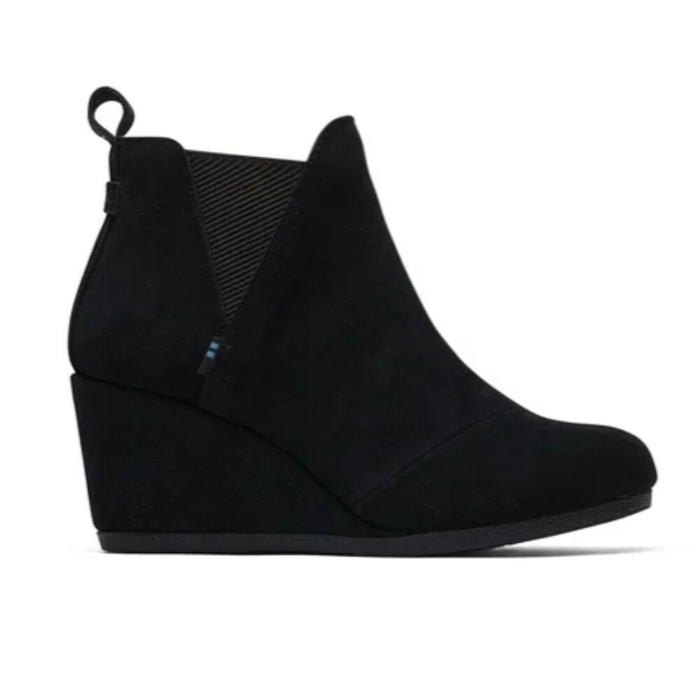 Women's TOMS Kelsey Suede Boots - Black - Size 8 - NWT